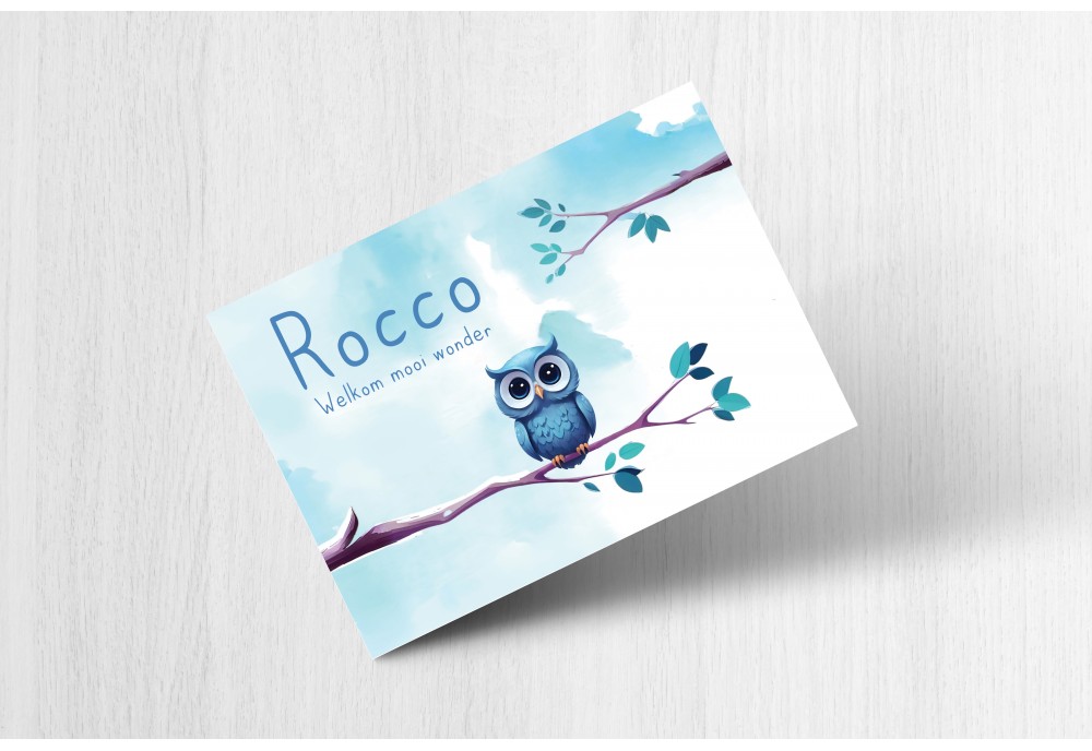 Lieve uil blauw Lieve uil blauw